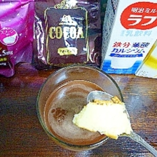 ベイクドチーズケーキ入☆コラーゲンミルクココア酒